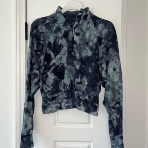Lululemon Green Tie-Dye Pullover